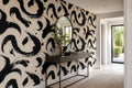 Noir Brush Wallpaper Mural