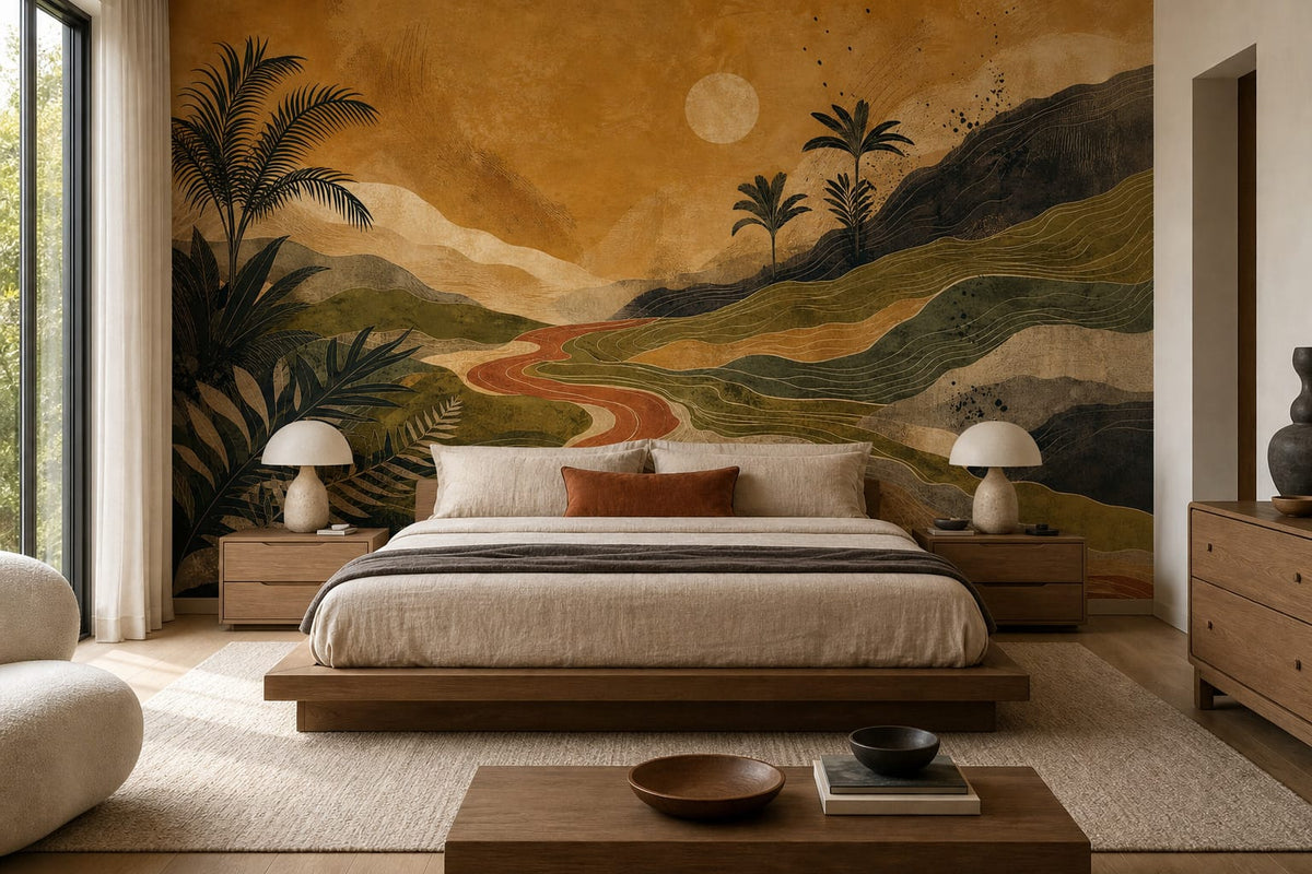 Ochre Design Wallpaper Mural product view