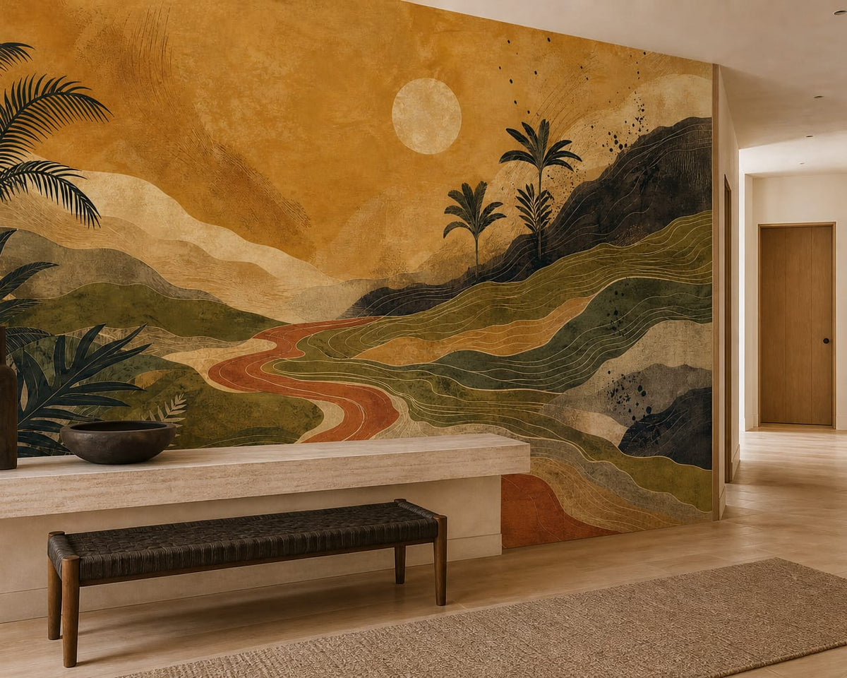 Ochre Design Wallpaper Mural product view