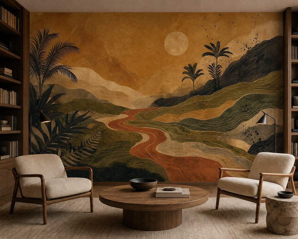 Ochre Design Wallpaper Mural product view