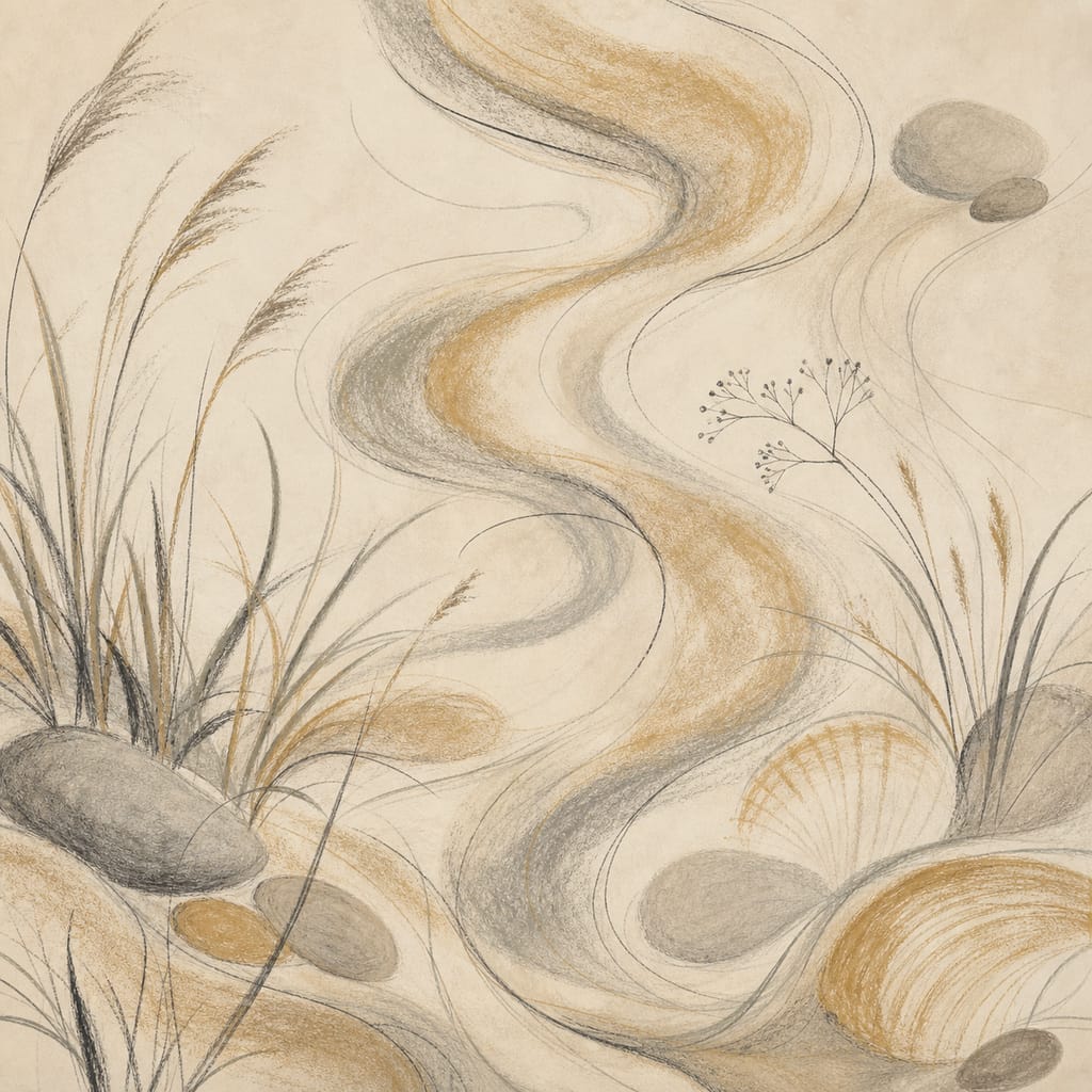 Ochre Hand Wallpaper Mural product view