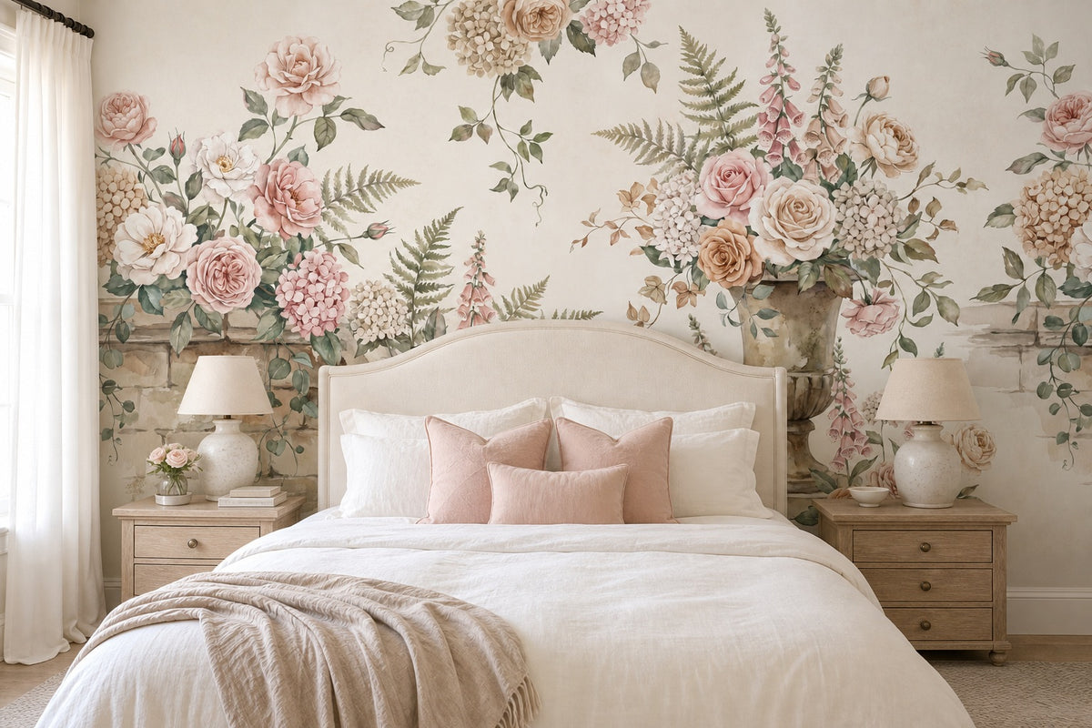 ochre leaf vintage jungle wallpaper bedroom custom stick on non woven vinyl removable