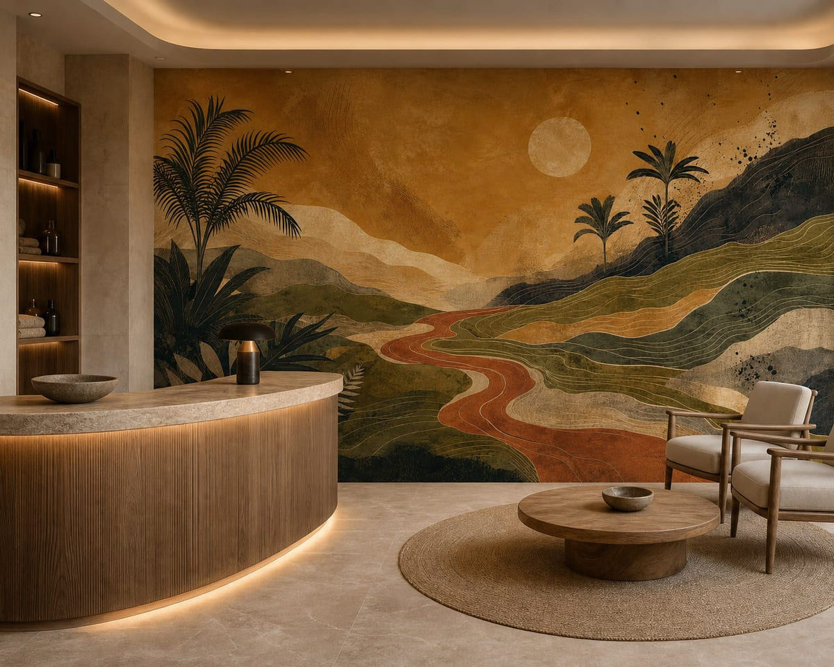 Ochre Design Wallpaper Mural product view