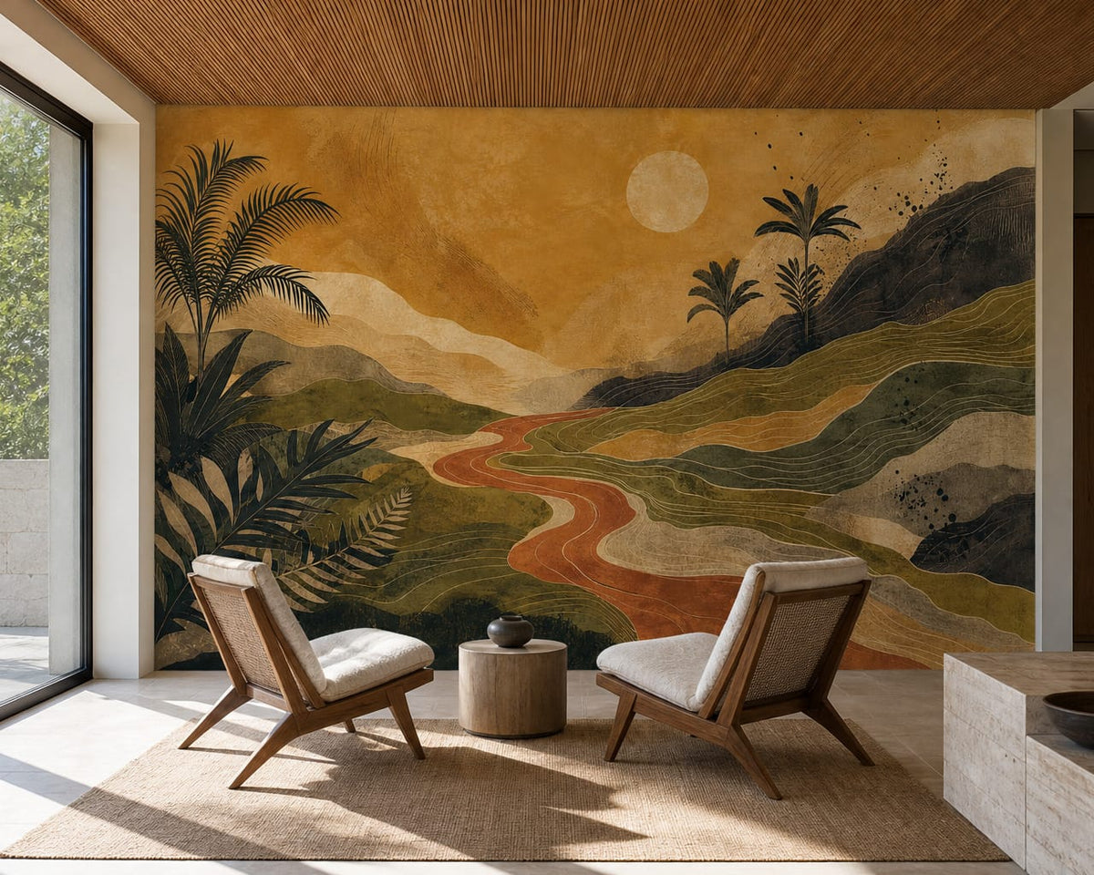 Ochre Design Wallpaper Mural product view