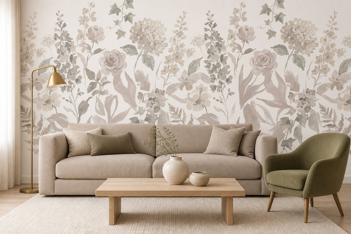 ochre vintage jungle wallpaper living custom self adhesive non woven vinyl removable