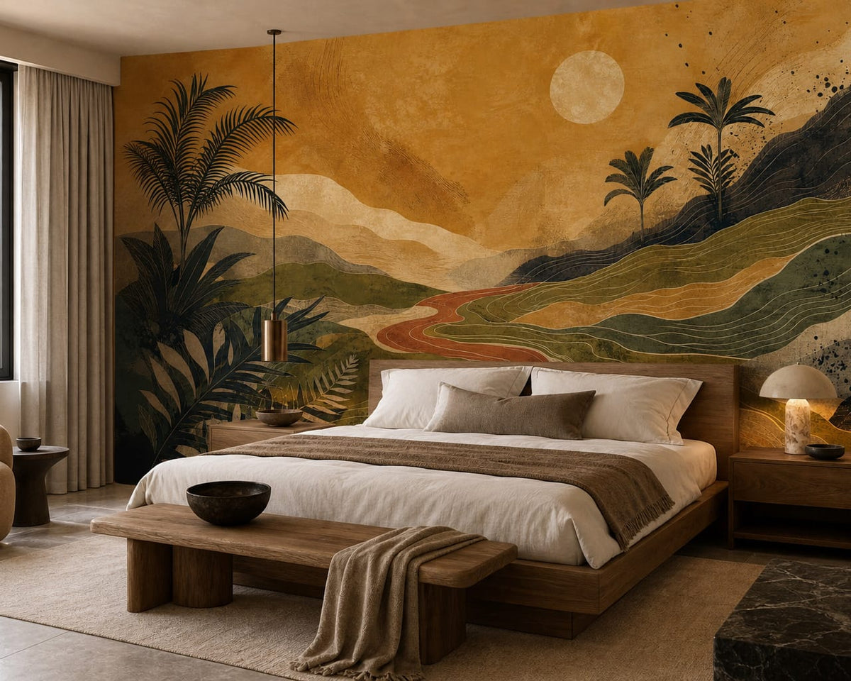 Ochre Design Wallpaper Mural product view