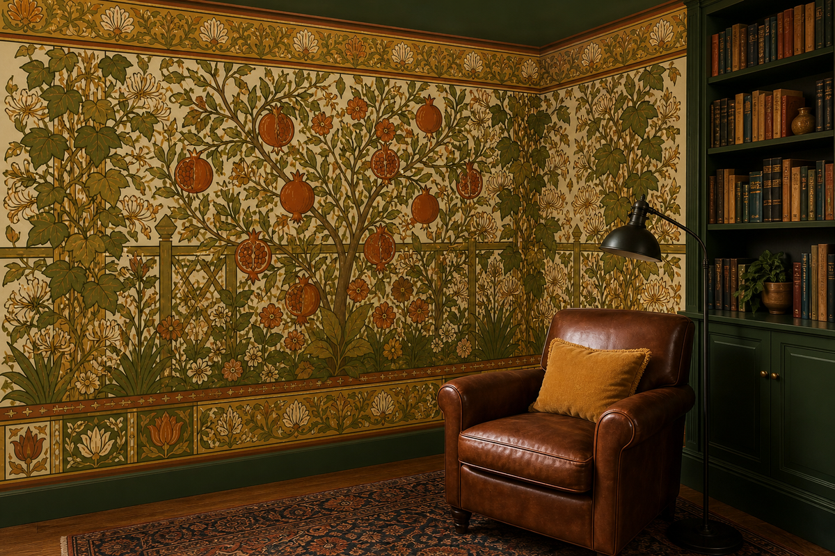 Olive Design Wallpaper Mural product view