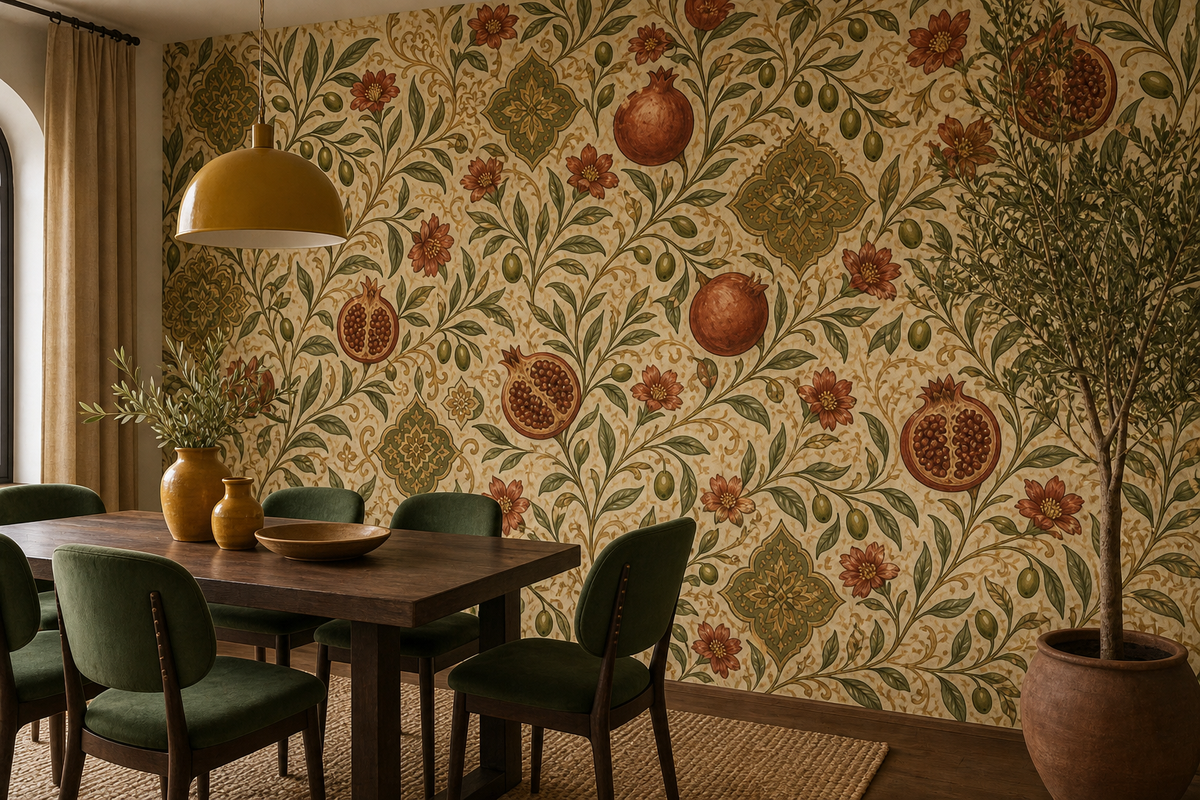 Olive Design Wallpaper Mural product view