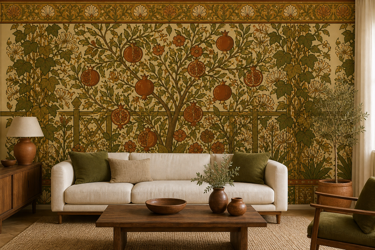 Olive Design Wallpaper Mural product view
