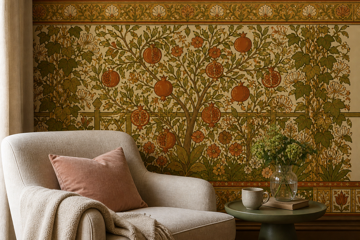 Olive Design Wallpaper Mural product view
