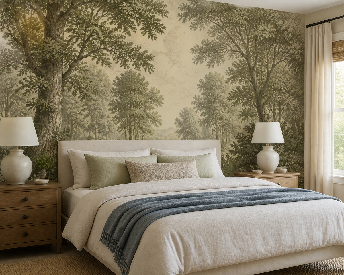 Olive Design Wallpaper Mural product view