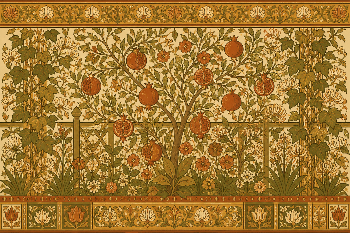 Olive Design Wallpaper Mural product view