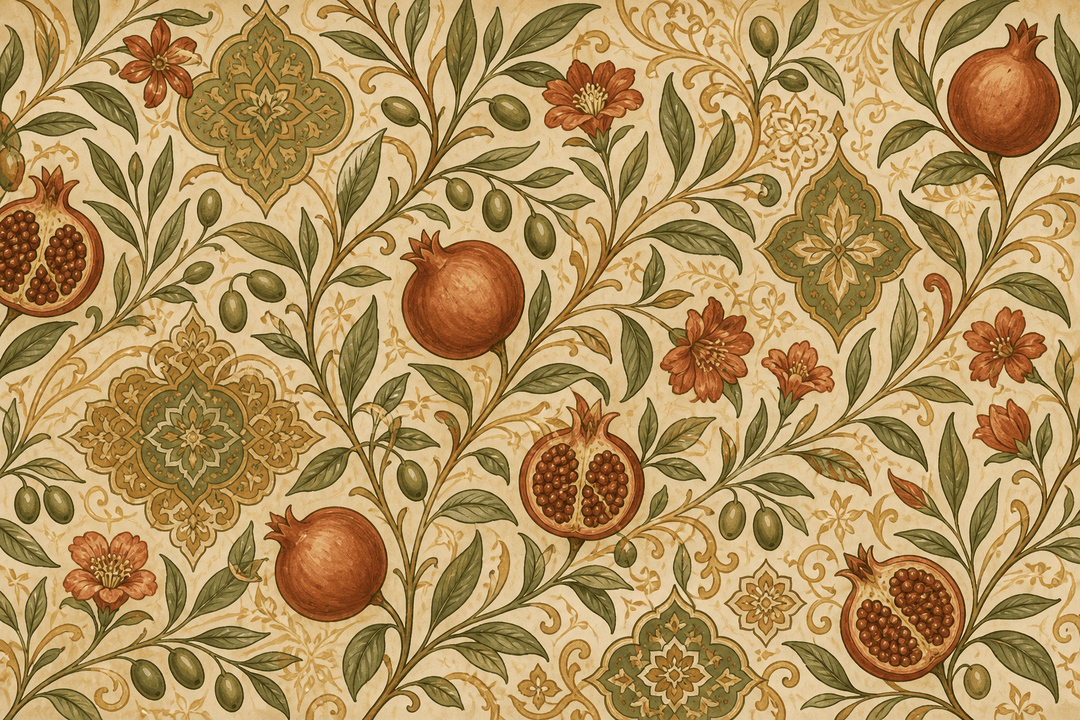 Olive Design Wallpaper Mural product view