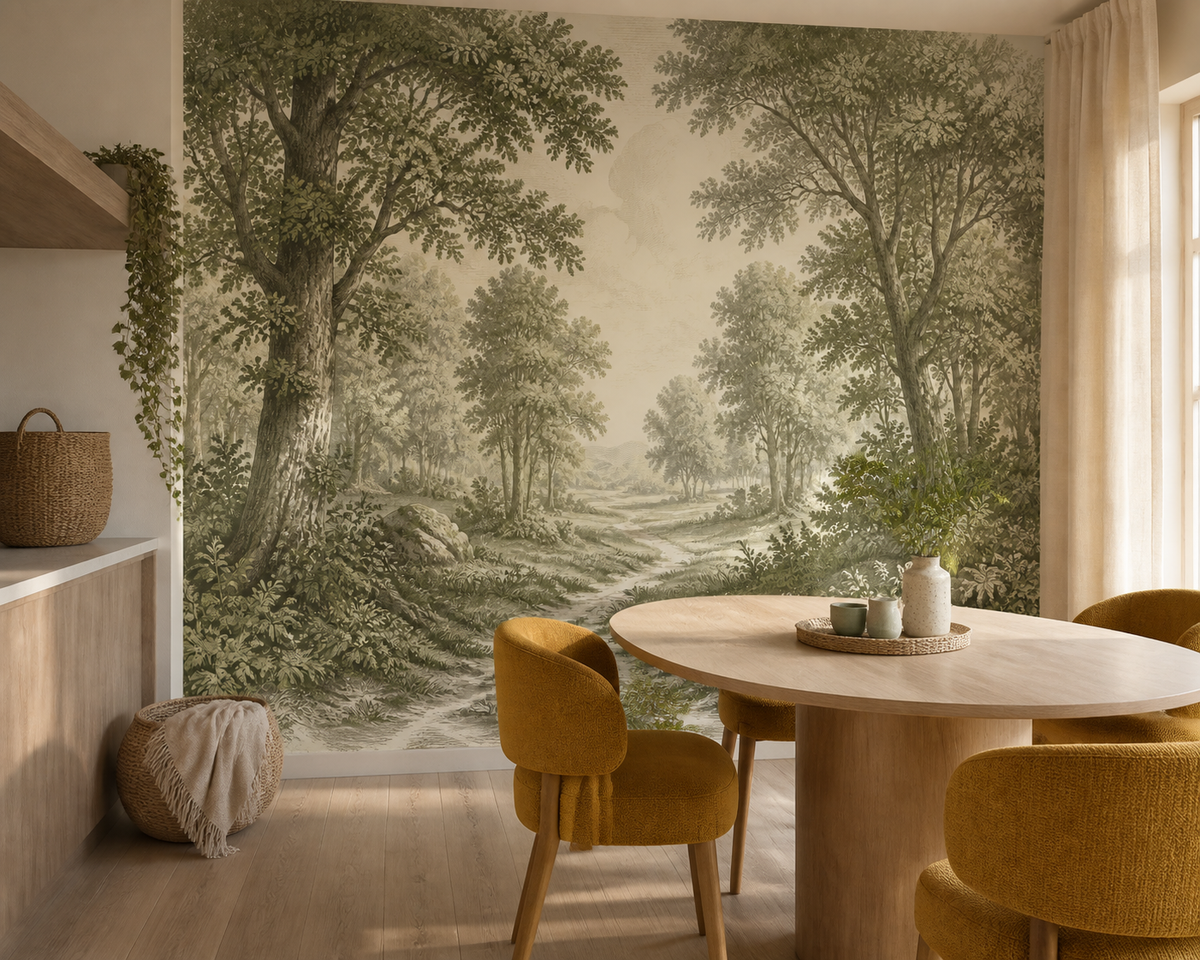 Olive Design Wallpaper Mural product view