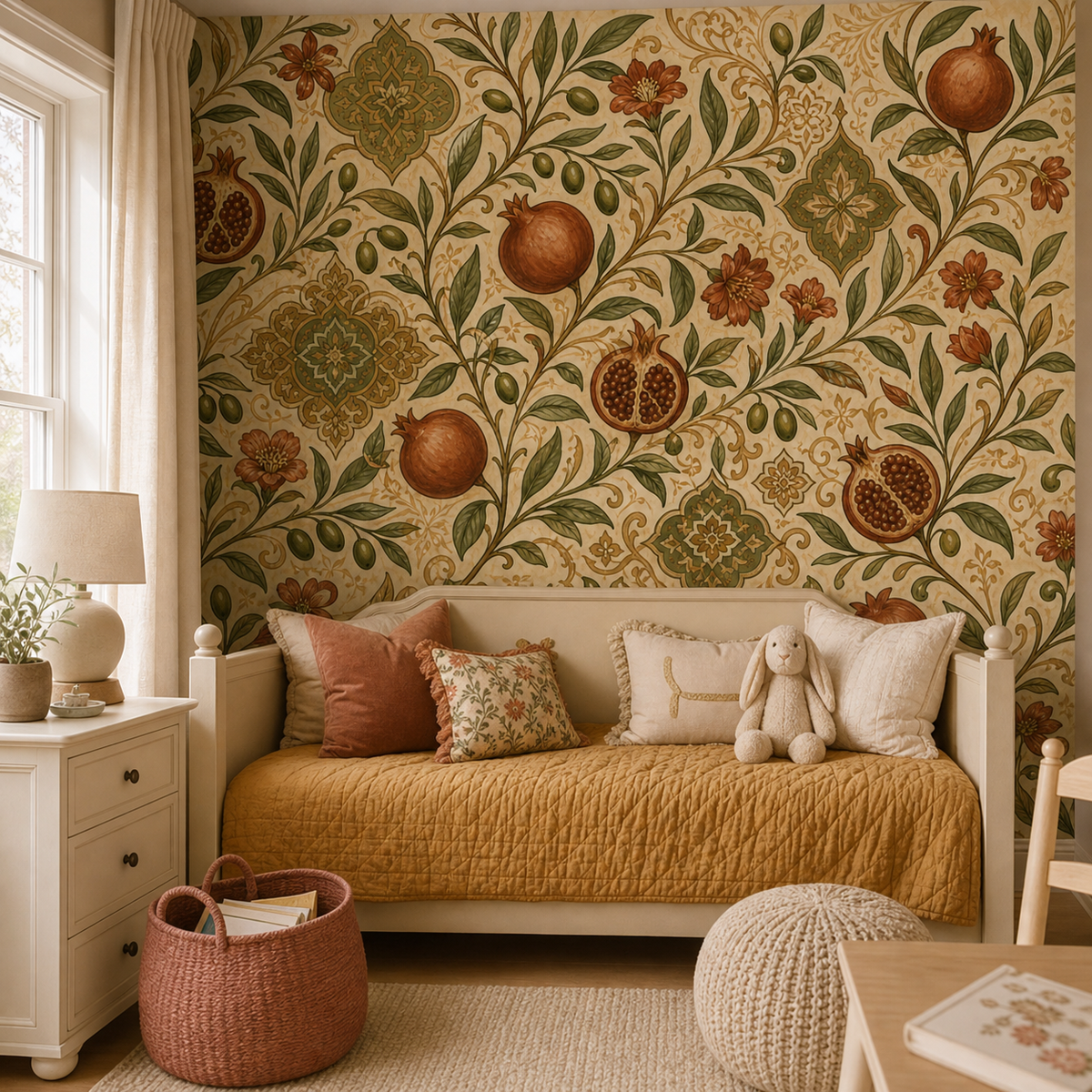 Olive Design Wallpaper Mural product view
