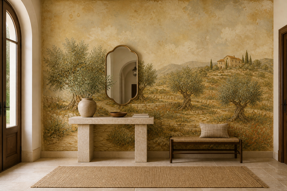 Olive Grove Wallpaper Mural product view