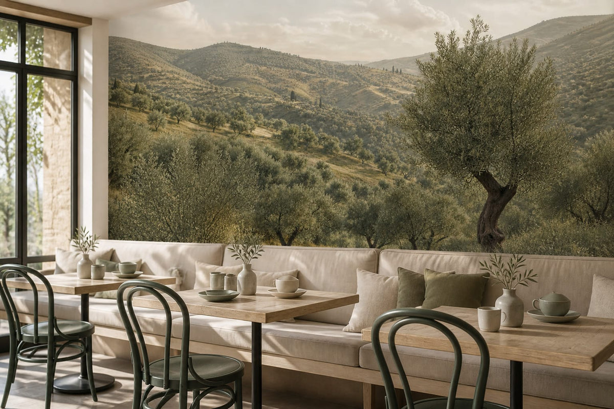 Olive Grove Wallpaper Mural product view