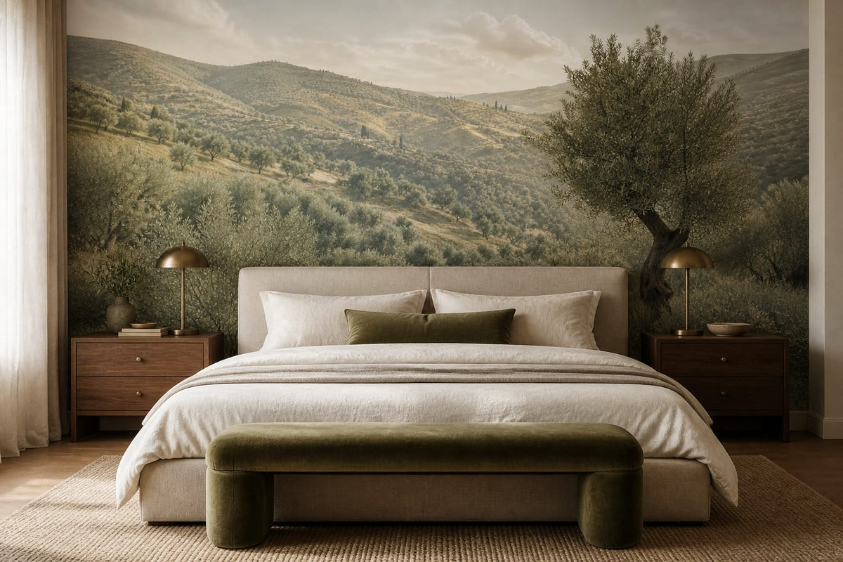 Olive Grove Wallpaper Mural product view