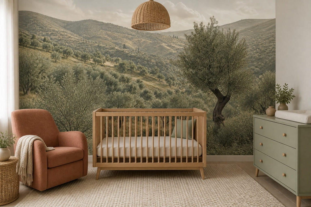 Olive Grove Wallpaper Mural product view
