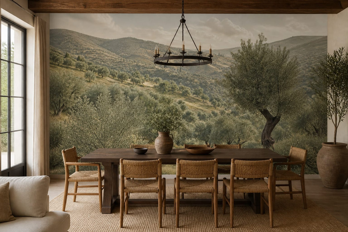 Olive Grove Wallpaper Mural product view