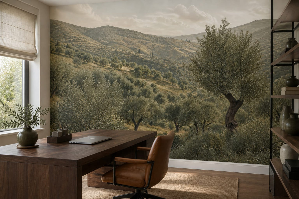 Olive Grove Wallpaper Mural product view