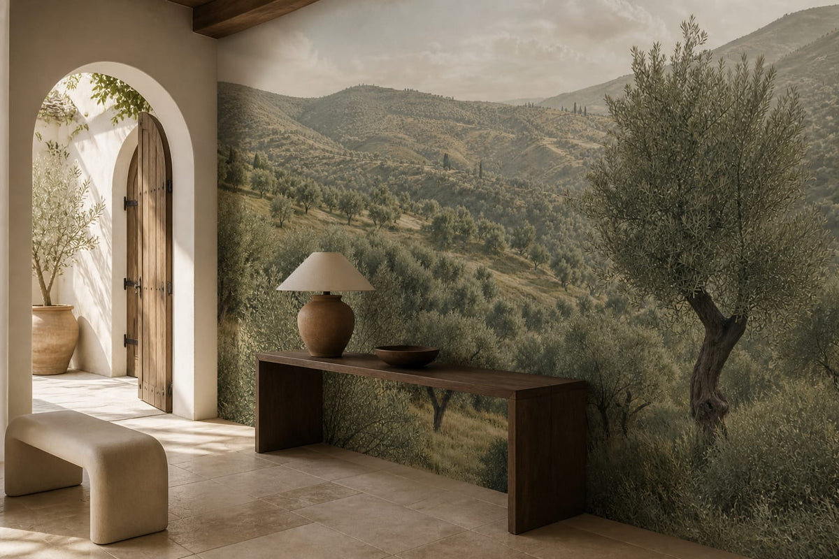 Olive Grove Wallpaper Mural product view