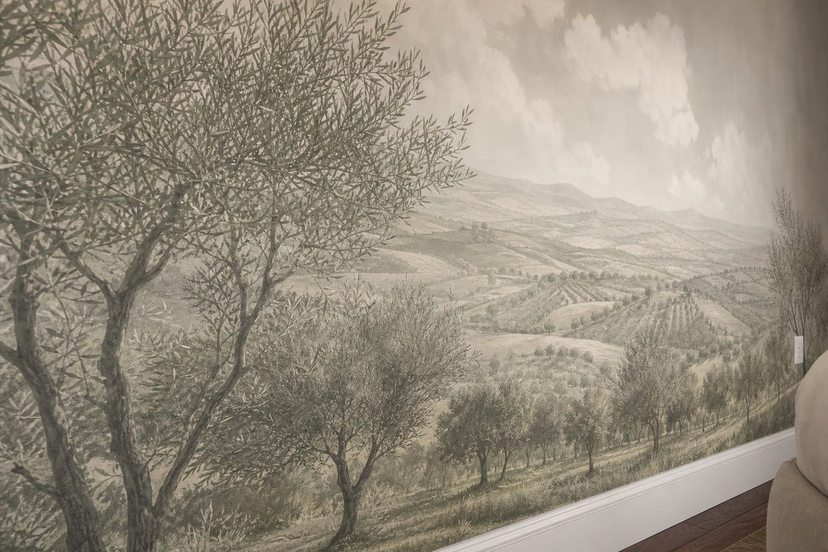 Olive Grove Wallpaper Mural product view