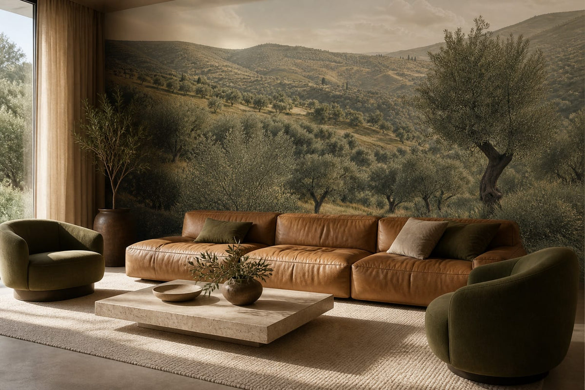 Olive Grove Wallpaper Mural product view
