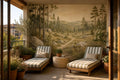 Olive Pine Wallpaper Mural