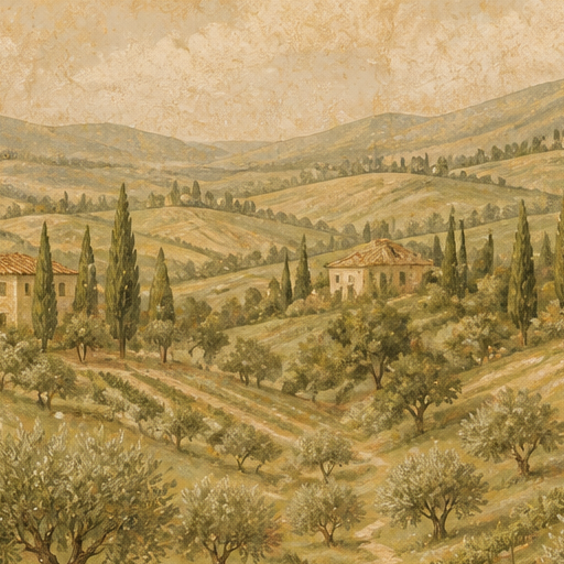 Olive Tuscan Wallpaper Mural product view
