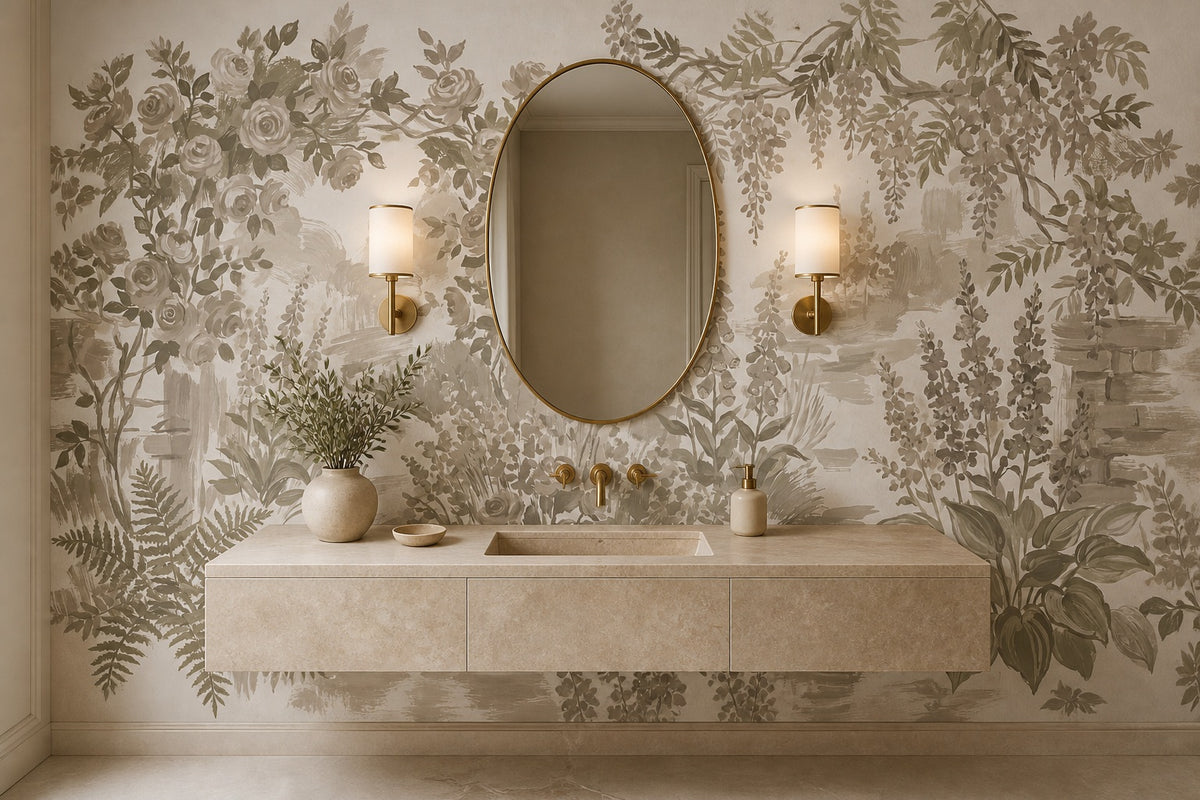 olive vintage jungle wallpaper powder custom self adhesive non woven vinyl removable