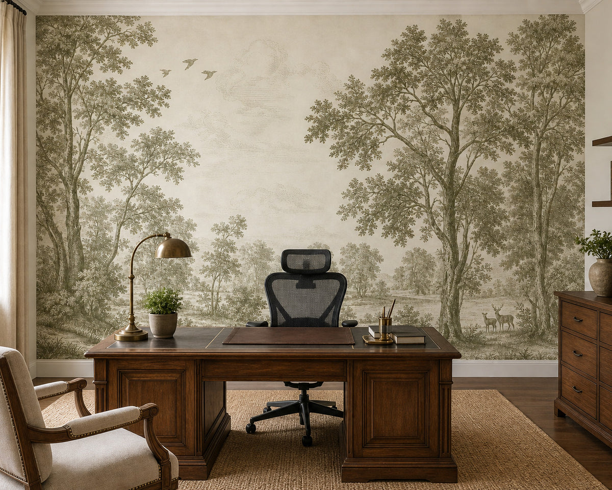 Olive Design Wallpaper Mural product view