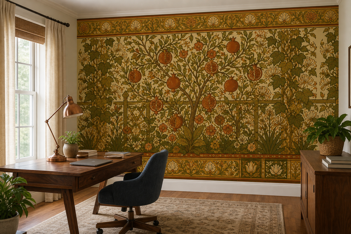 Olive Design Wallpaper Mural product view