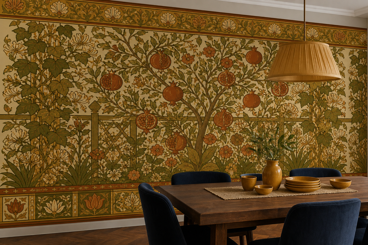 Olive Design Wallpaper Mural product view