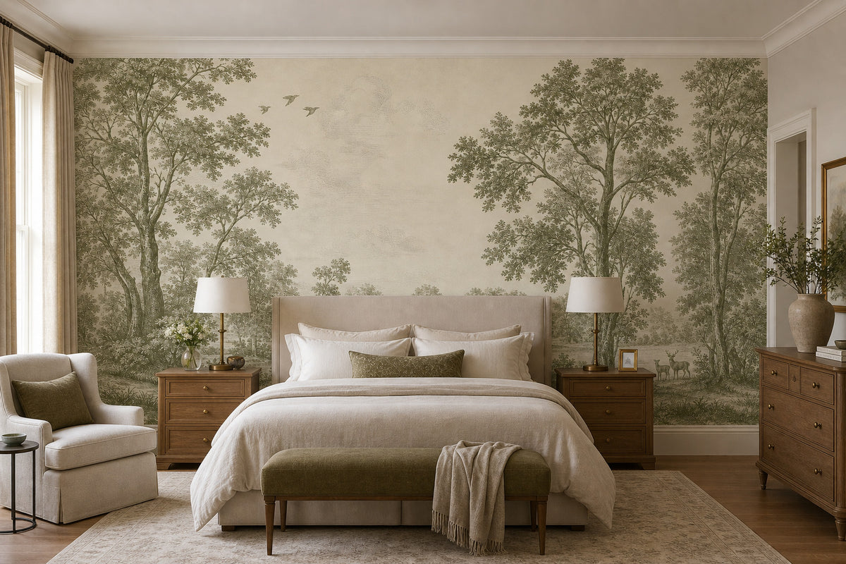 Olive Design Wallpaper Mural product view