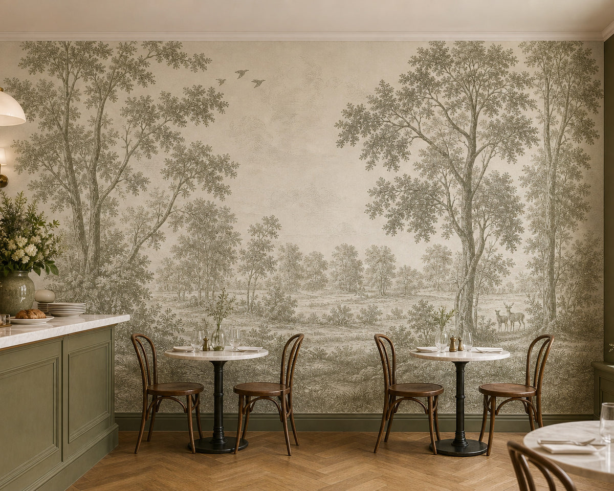 Olive Design Wallpaper Mural product view