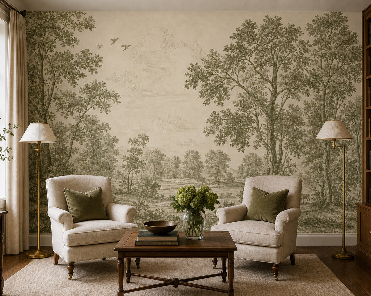 Olive Design Wallpaper Mural product view
