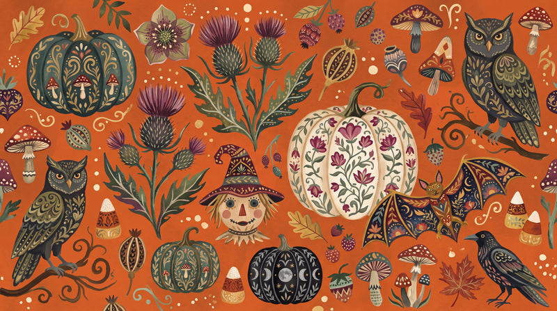 orange owls custom self adhesive wallpaper mural home removable non woven vinyl sm