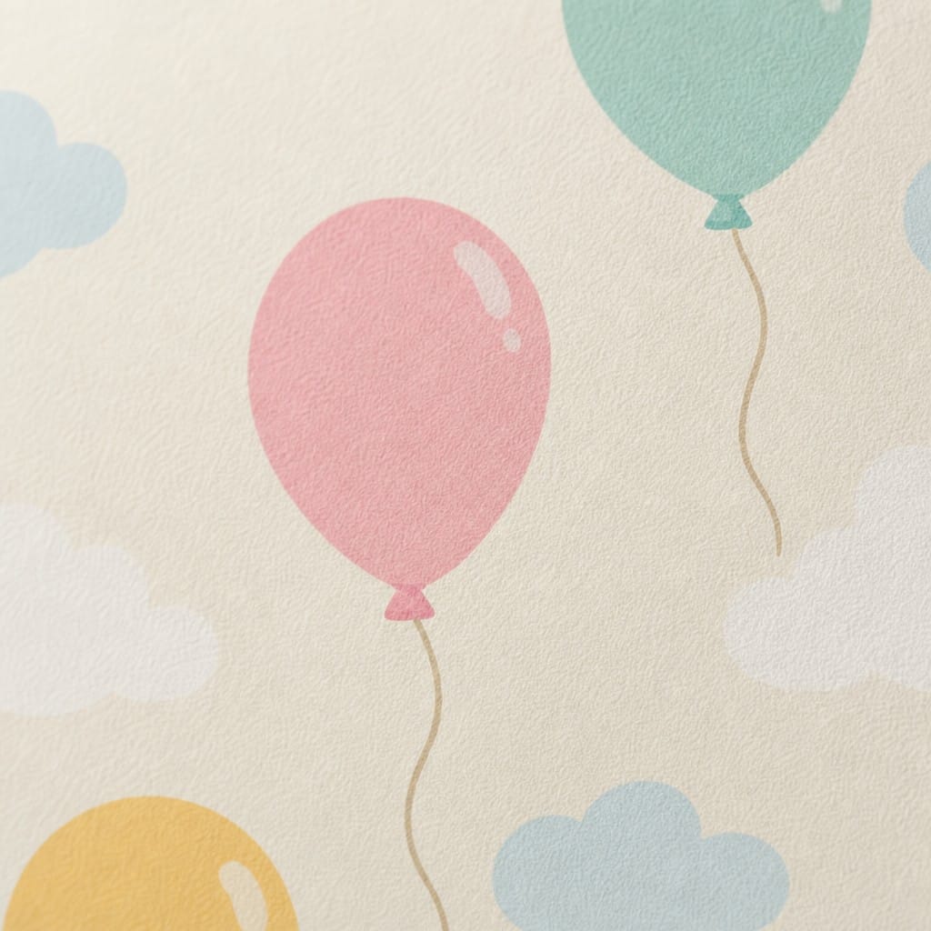 Pastel Balloon Wallpaper Mural product view