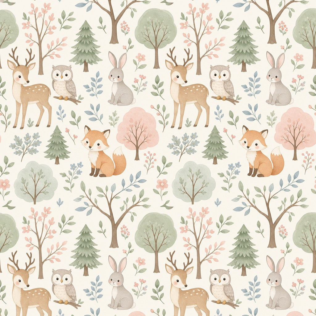 Pastel Forest Wallpaper Mural product view