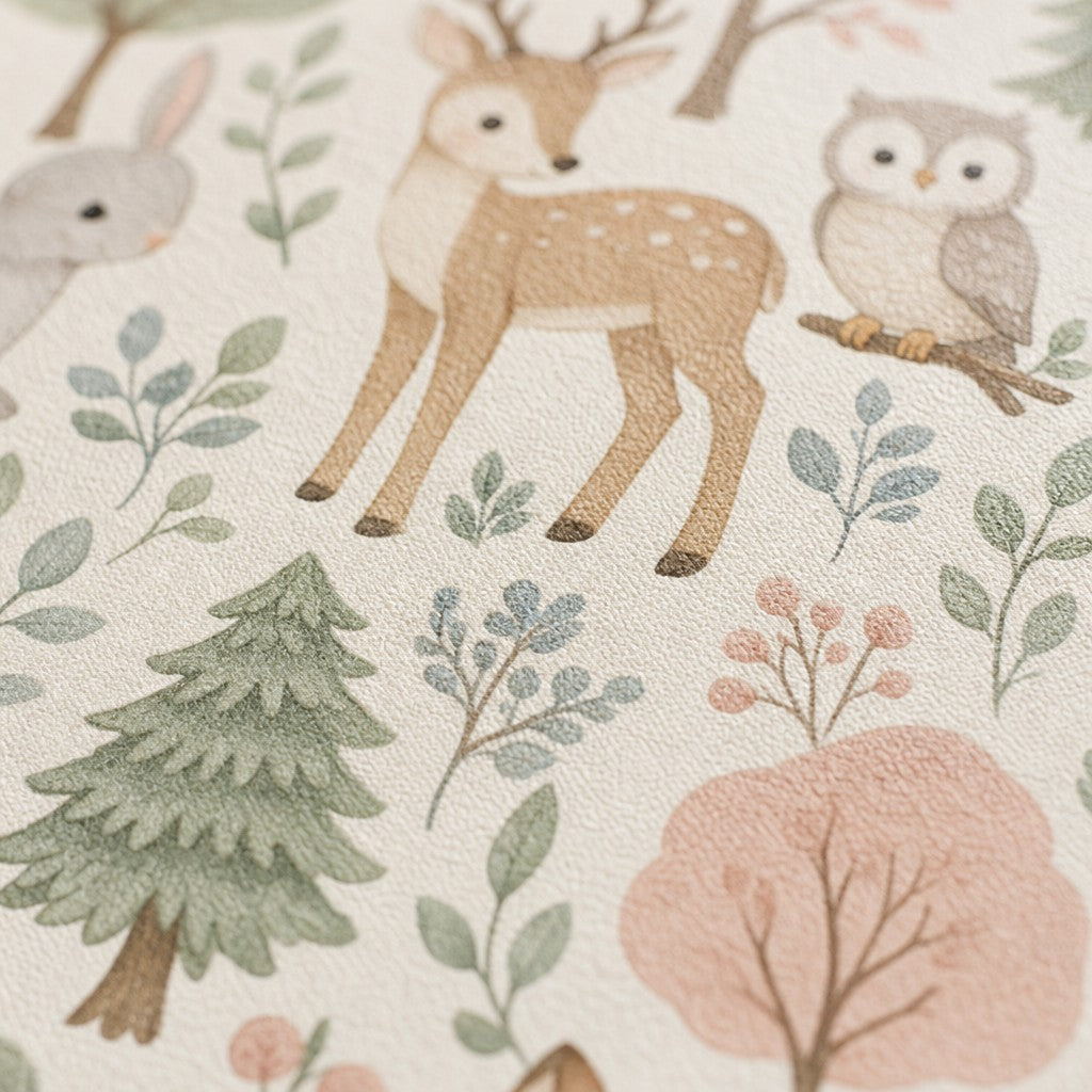 Pastel Forest Wallpaper Mural product view