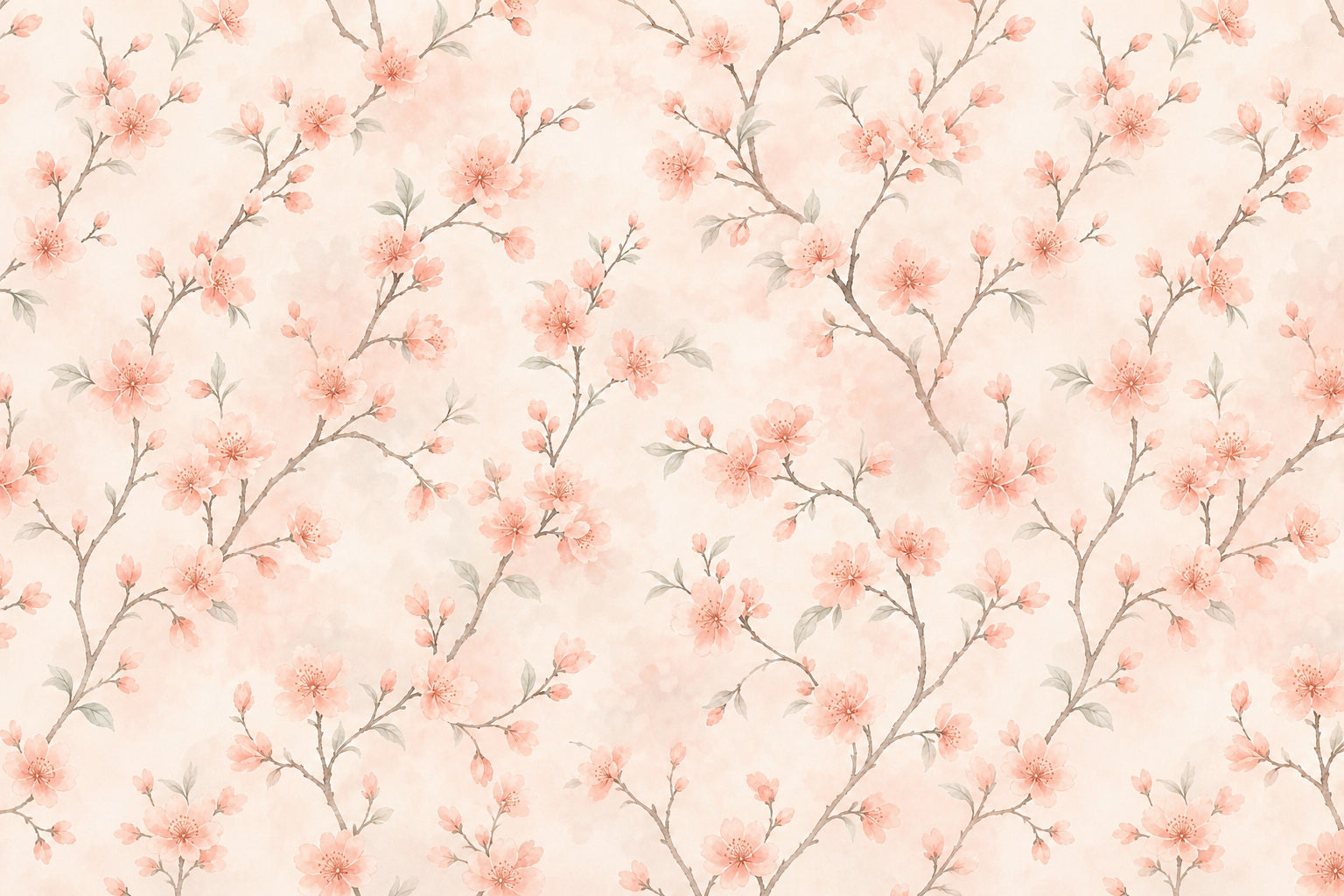 Peach Blossom Wallpaper Mural