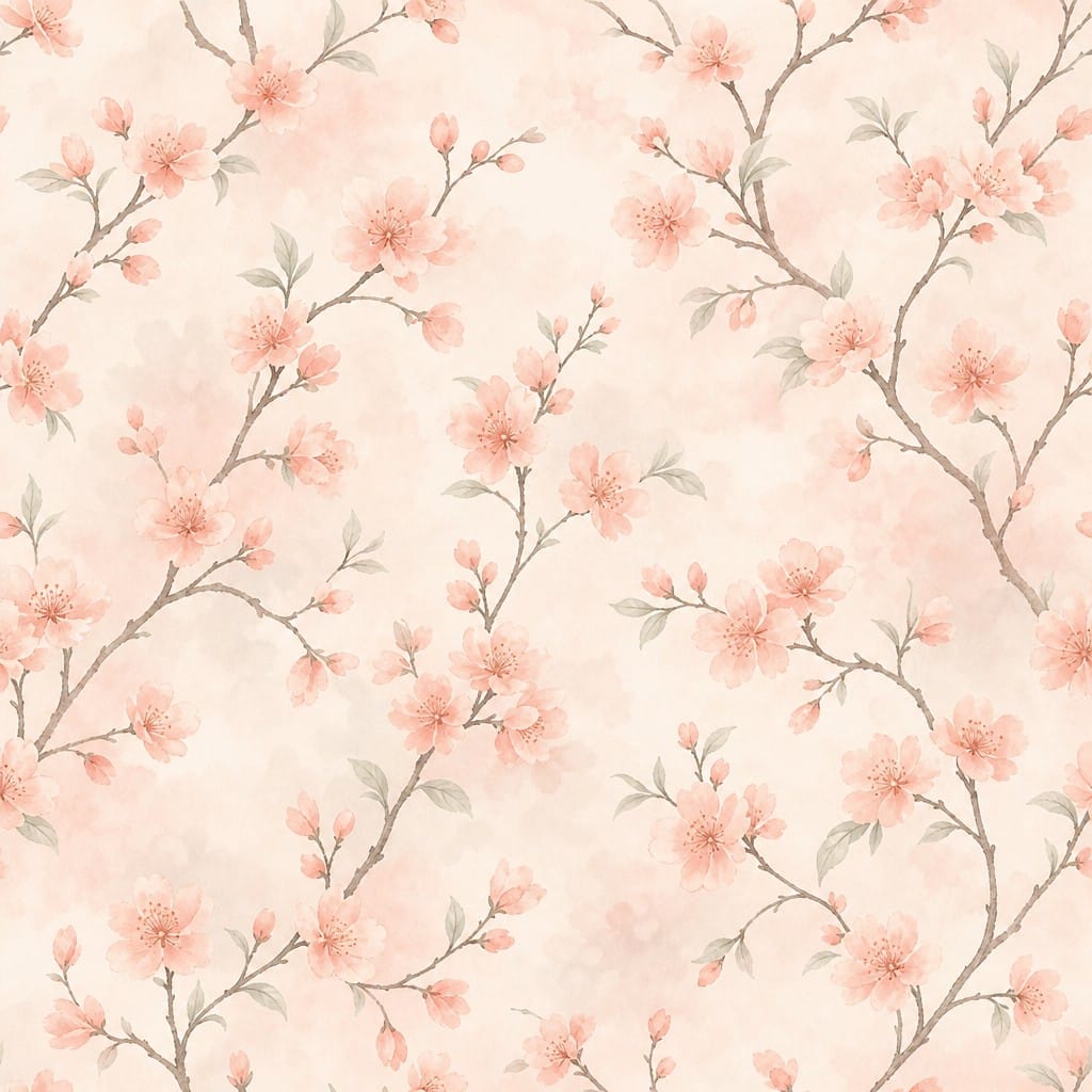 Peach Blossom Wallpaper Mural product view