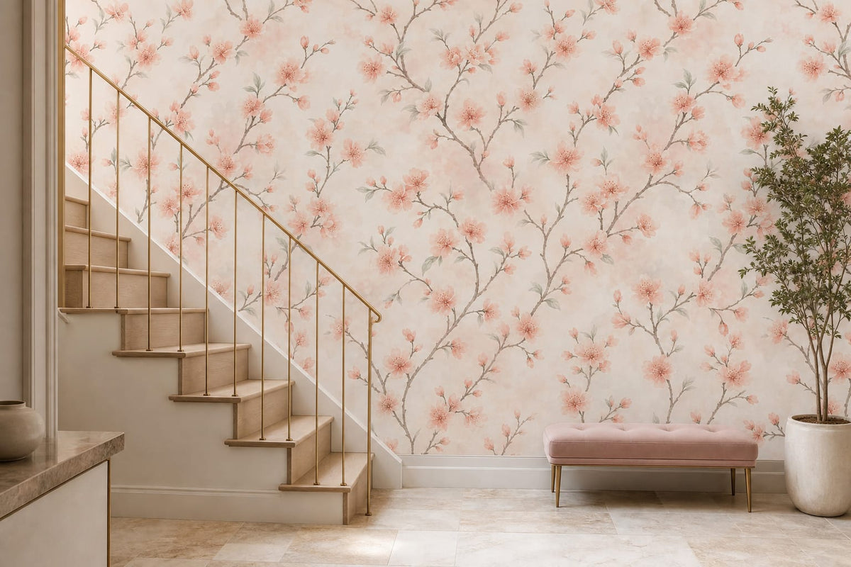 Peach Blossom Wallpaper Mural product view