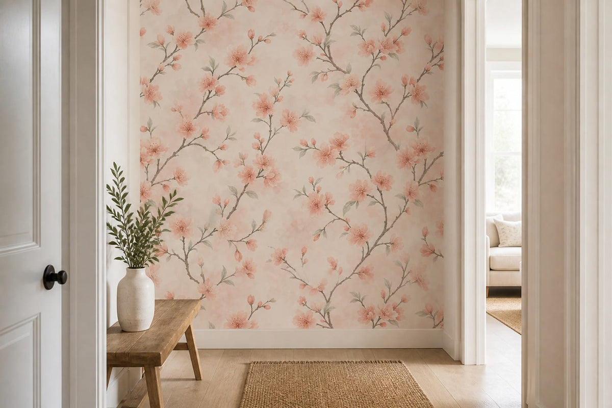 Peach Blossom Wallpaper Mural product view