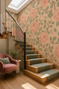 Peach Rose Wallpaper Mural