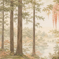 Peach Wisteria Wallpaper Mural