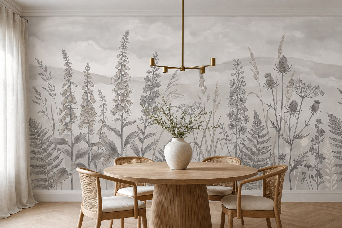 pearl vintage jungle wallpaper dining custom peel and stick non woven vinyl removable
