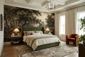 Dark Woodland Waterfall and Rocks Wallpaper Mural