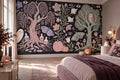 Pink Enchanted Forest Halloween Wallpaper Mural